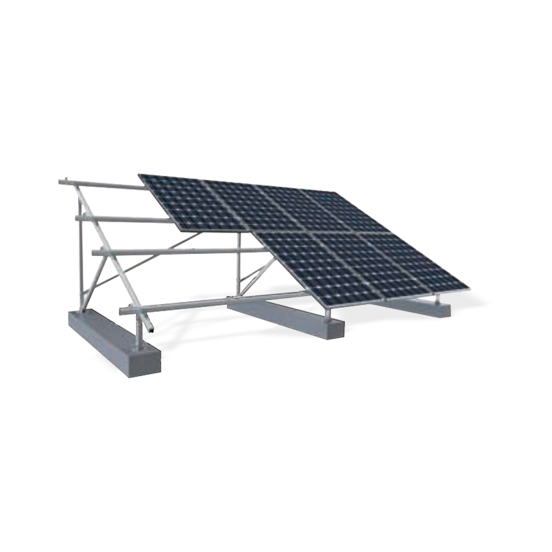 Maadoitettu aurinkosähköasennusjärjestelmä